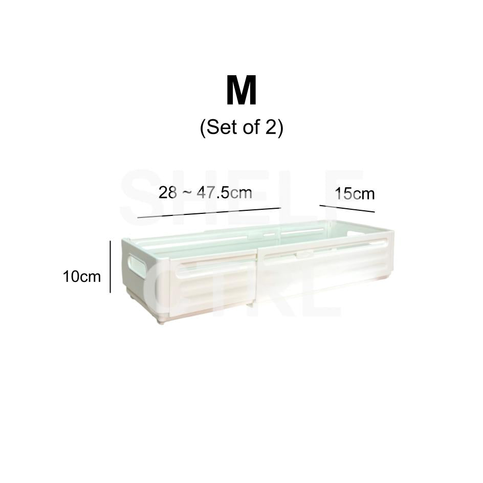 Extendable Storage Basket (Set of 2)